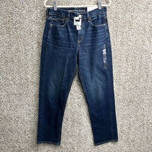 American Eagle Jeans Women’s 8L Stretch Super High-Rise Denim Stretch Ankle Stra